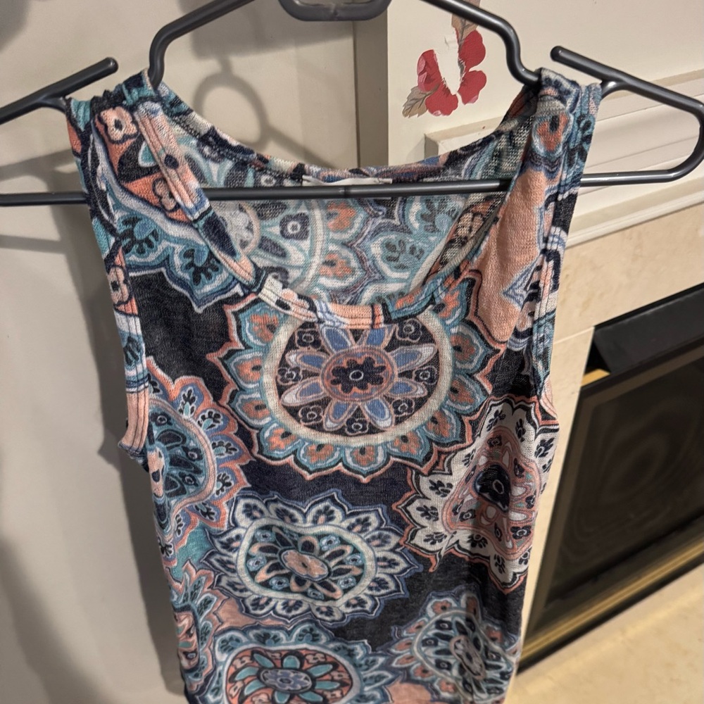 Bombom women's tank top, floral print, small